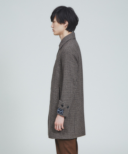 ABAHOUSE GRAY（アバハウスグレイ）の「【店舗展開限定/軽量】LeTinteWoo lステンカラー チェック コート（ステンカラーコート・メンズ・ブラウン/チャコールグレー・46/48/50/52）」の9枚目の写真