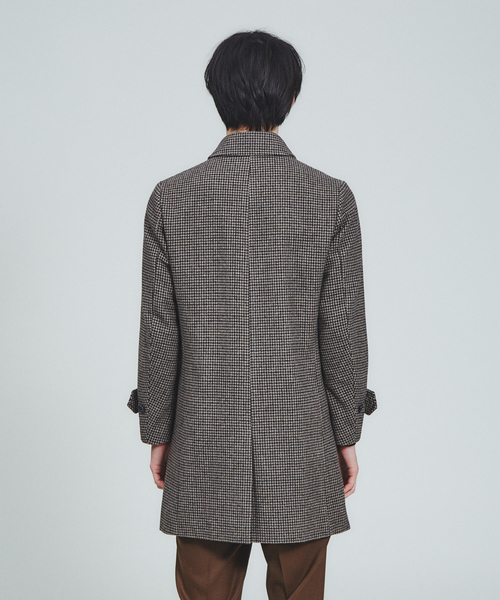 ABAHOUSE GRAY（アバハウスグレイ）の「【店舗展開限定/軽量】LeTinteWoo lステンカラー チェック コート（ステンカラーコート・メンズ・ブラウン/チャコールグレー・46/48/50/52）」の8枚目の写真