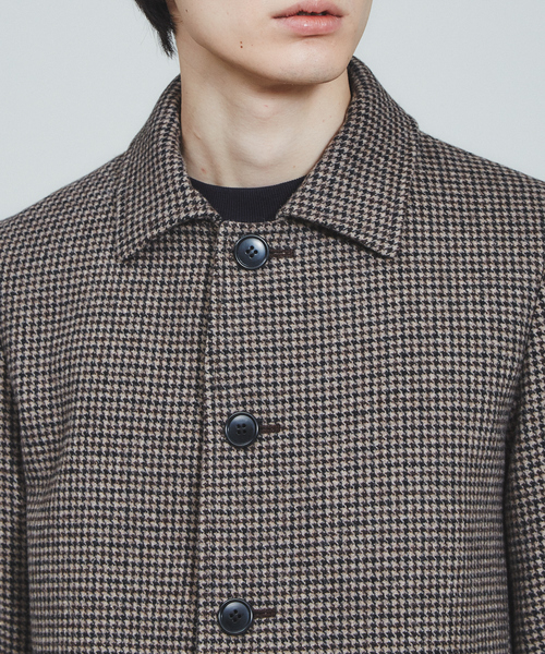 ABAHOUSE GRAY（アバハウスグレイ）の「【店舗展開限定/軽量】LeTinteWoo lステンカラー チェック コート（ステンカラーコート・メンズ・ブラウン/チャコールグレー・46/48/50/52）」の16枚目の写真