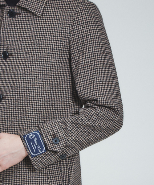 ABAHOUSE GRAY（アバハウスグレイ）の「【店舗展開限定/軽量】LeTinteWoo lステンカラー チェック コート（ステンカラーコート・メンズ・ブラウン/チャコールグレー・46/48/50/52）」の15枚目の写真