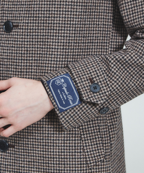 ABAHOUSE GRAY（アバハウスグレイ）の「【店舗展開限定/軽量】LeTinteWoo lステンカラー チェック コート（ステンカラーコート・メンズ・ブラウン/チャコールグレー・46/48/50/52）」の14枚目の写真