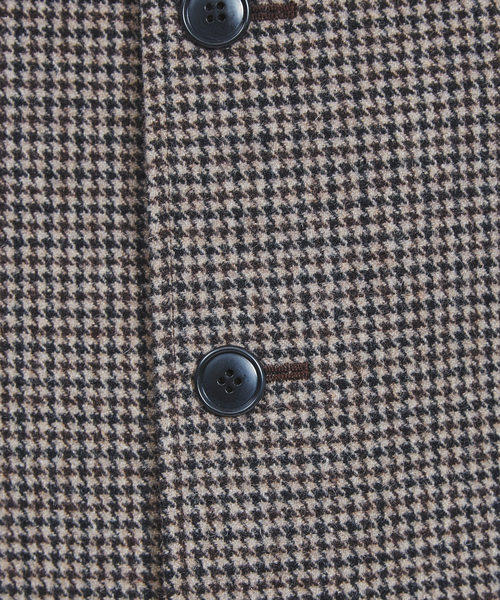 ABAHOUSE GRAY（アバハウスグレイ）の「【店舗展開限定/軽量】LeTinteWoo lステンカラー チェック コート（ステンカラーコート・メンズ・ブラウン/チャコールグレー・46/48/50/52）」の12枚目の写真