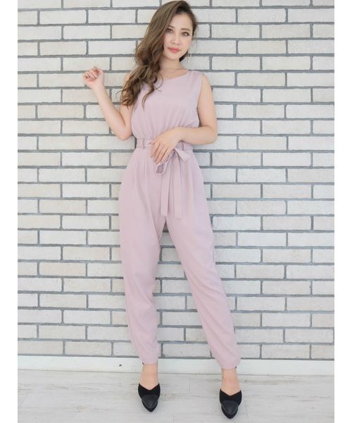 RESEXXY(リゼクシー)の「バックレースコンビネゾン(つなぎ/オールインワン・レディース・ブラック/ピンク/ベージュ/ベビーピンク・FREE)」の11枚目の写真