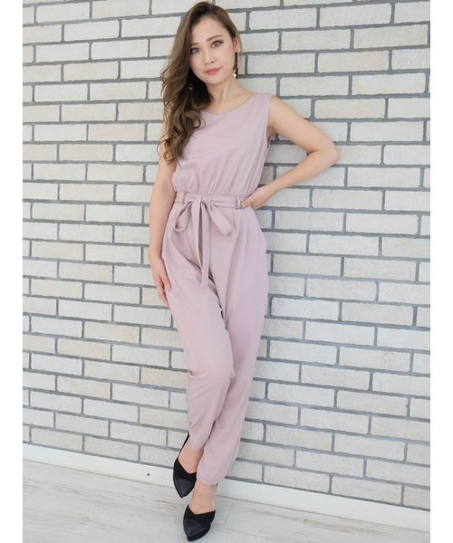 RESEXXY(リゼクシー)の「バックレースコンビネゾン(つなぎ/オールインワン・レディース・ブラック/ピンク/ベージュ/ベビーピンク・FREE)」の13枚目の写真