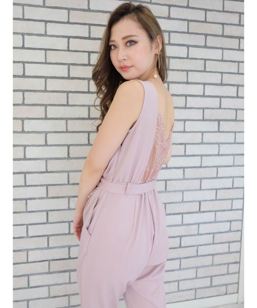 RESEXXY(リゼクシー)の「バックレースコンビネゾン(つなぎ/オールインワン・レディース・ブラック/ピンク/ベージュ/ベビーピンク・FREE)」の15枚目の写真