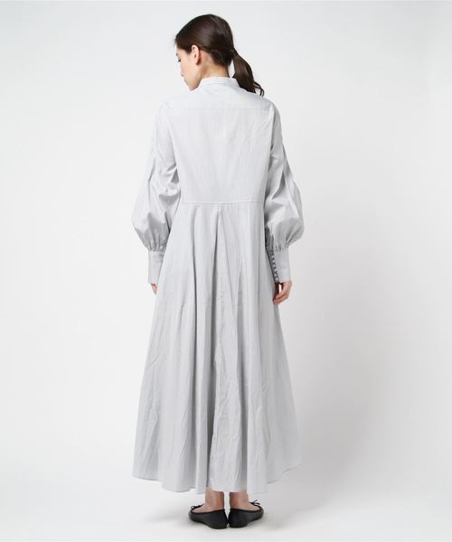 STUDIOUS（ステュディオス）の「【THE AD+】マキシシャツドレス（シャツワンピース・レディース・グレー/アッシュブラウン・2）」の15枚目の写真