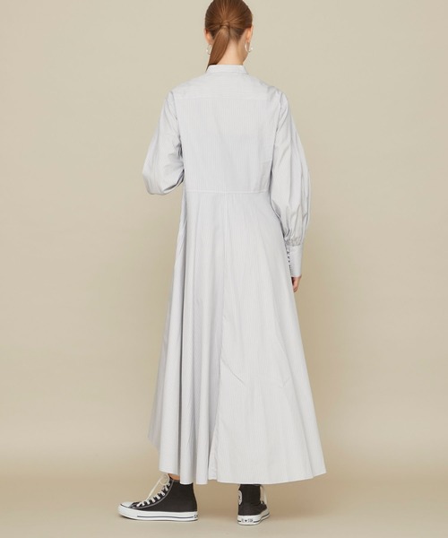 STUDIOUS（ステュディオス）の「【THE AD+】マキシシャツドレス（シャツワンピース・レディース・グレー/アッシュブラウン・2）」の12枚目の写真