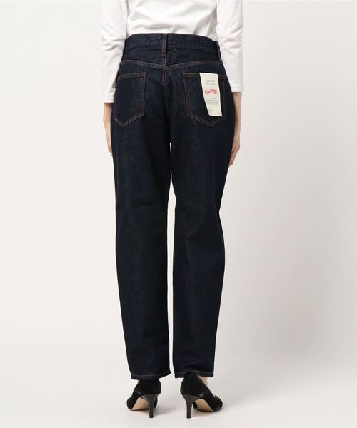 LOWRYS FARM(ローリーズファーム)の「CONEテンセルテーパード 870625(デニムパンツ・レディース・オフホワイト/ブルー/ネイビー・MEDIUM/LARGE)」の5枚目の写真