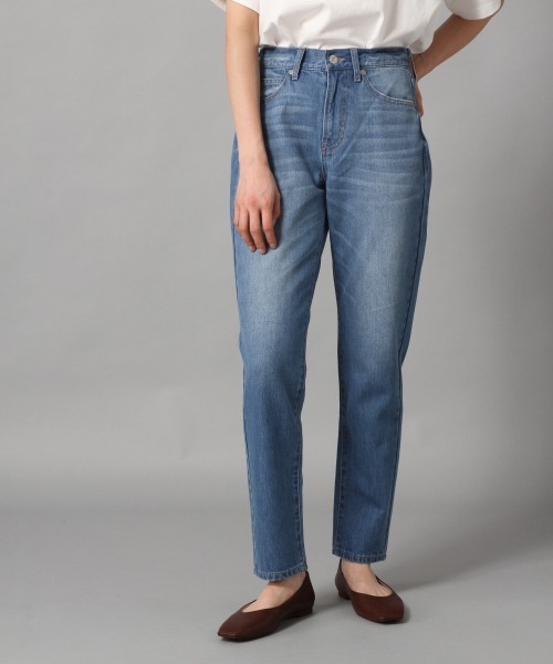 LOWRYS FARM(ローリーズファーム)の「CONEテンセルテーパード 870625(デニムパンツ・レディース・オフホワイト/ブルー/ネイビー・MEDIUM/LARGE)」の7枚目の写真