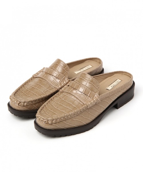 niko and...（ニコアンド）の「オリジナルローファースリッパ（ローファー・レディース・ブラック/ベージュ・MEDIUM/LARGE）」の15枚目の写真