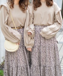 PairPair | フリル付プルオーバー(スウェット)