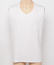 【BLUE STANDARD】リブノースリーブ タンクトップよりも露出が少なく、Tシャツよりも涼しい絶妙な1枚 スポーツシーンにもオススメ