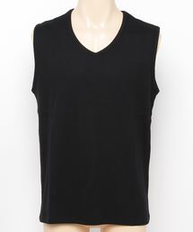 【BLUE STANDARD】リブノースリーブ タンクトップよりも露出が少なく、Tシャツよりも涼しい絶妙な1枚 スポーツシーンにもオススメ