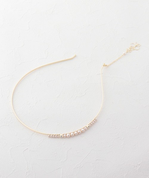 セール パールビーズ 蝶チャームカチューシャ その他ヘアアクセサリー Its Demo イッツデモ のファッション通販 Zozotown