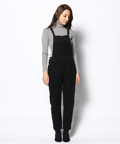 NANO universe(ナノユニバース)の「コーデュロイサロペット(サロペット/オーバーオール・レディース・オフホワイト/ブルー/ブラック・38/36)」の4枚目の写真