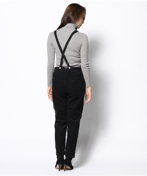 NANO universe(ナノユニバース)の「コーデュロイサロペット(サロペット/オーバーオール・レディース・オフホワイト/ブルー/ブラック・38/36)」の6枚目の写真