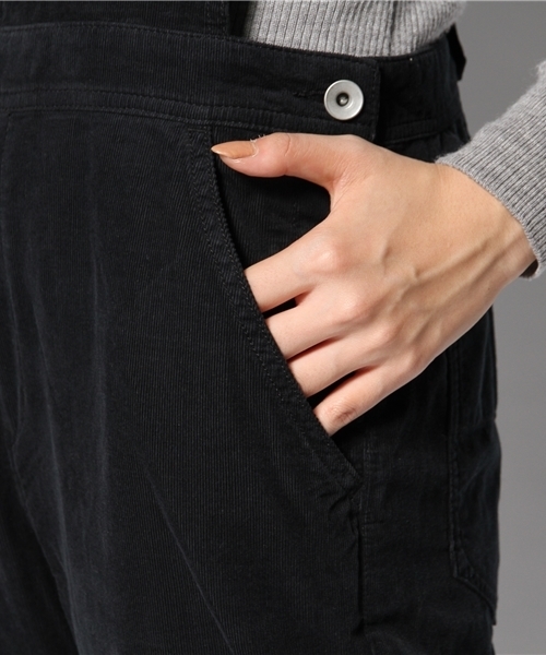 NANO universe(ナノユニバース)の「コーデュロイサロペット(サロペット/オーバーオール・レディース・オフホワイト/ブルー/ブラック・38/36)」の9枚目の写真