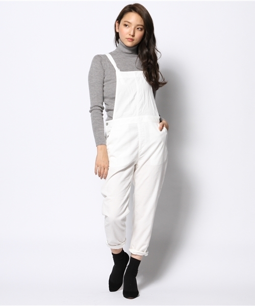 NANO universe(ナノユニバース)の「コーデュロイサロペット(サロペット/オーバーオール・レディース・オフホワイト/ブルー/ブラック・38/36)」の13枚目の写真