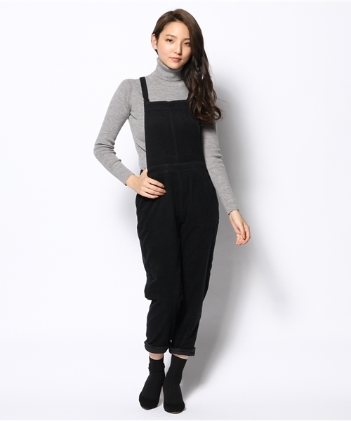 NANO universe(ナノユニバース)の「コーデュロイサロペット(サロペット/オーバーオール・レディース・オフホワイト/ブルー/ブラック・38/36)」の14枚目の写真