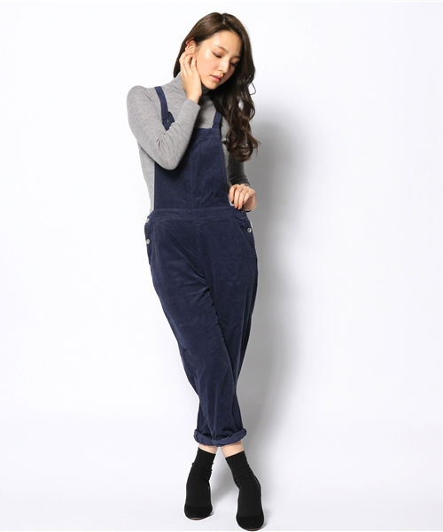 NANO universe(ナノユニバース)の「コーデュロイサロペット(サロペット/オーバーオール・レディース・オフホワイト/ブルー/ブラック・38/36)」の15枚目の写真