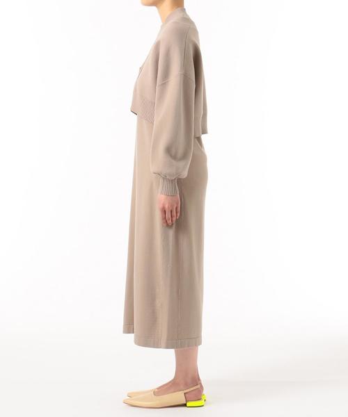 Diagram（ダイアグラム）の「ハイネックストレートニットワンピース  