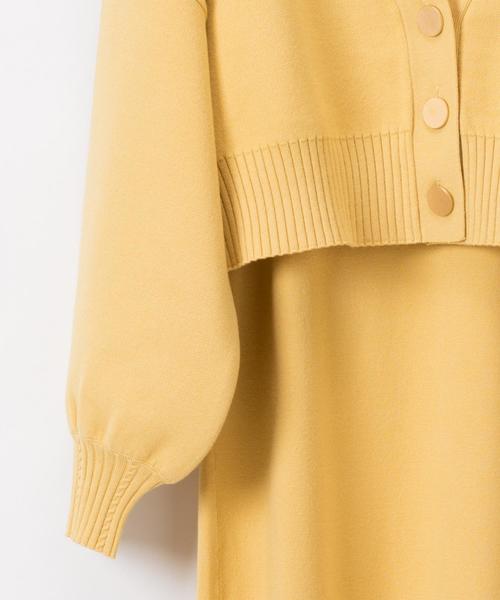 Diagram（ダイアグラム）の「ハイネックストレートニットワンピース  