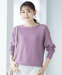 THE SHOP TK  | ガーター編みニット（ドルマンシルエット）/ONSTYLE【XLのみWEB限定サイズ】(ニット/セーター)