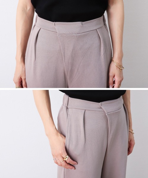 reca(レカ)の「タックスウェットワイド パンツ(その他パンツ・レディース・アッシュグレー/ブラック・M)」の18枚目の写真