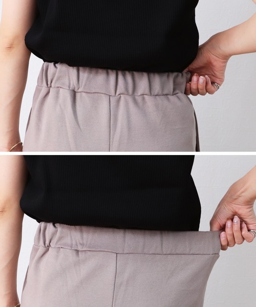 reca(レカ)の「タックスウェットワイド パンツ(その他パンツ・レディース・アッシュグレー/ブラック・M)」の19枚目の写真