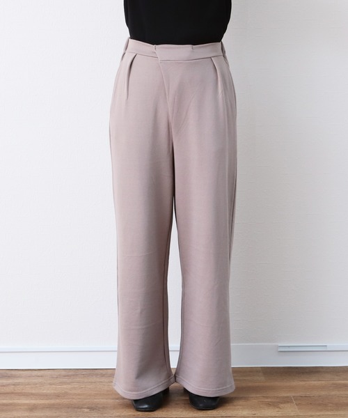 reca(レカ)の「タックスウェットワイド パンツ(その他パンツ・レディース・アッシュグレー/ブラック・M)」の15枚目の写真