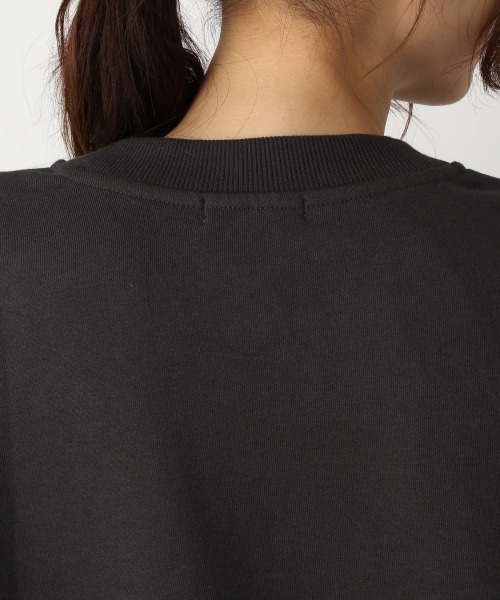 GLOBAL WORK(グローバルワーク)の「カレッジロゴスウェットプルオーバー/898154(スウェット・レディース・ダークブラウン/チャコールグレー/ベージュ・FREE)」の11枚目の写真