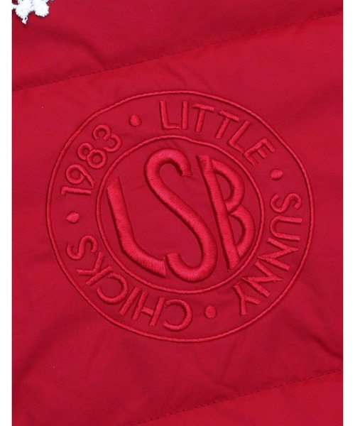 Little sunny bite(リトルサニーバイト)の「LSB logo down jacket(ダウンジャケット/コート・レディース・レッド/ピンク・FREE)」の16枚目の写真