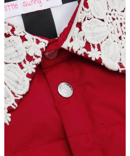 Little sunny bite(リトルサニーバイト)の「LSB logo down jacket(ダウンジャケット/コート・レディース・レッド/ピンク・FREE)」の17枚目の写真