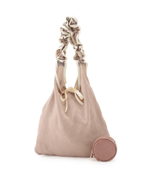 セール ポーチ付フリルトートバッグ トートバッグ Vis ビス のファッション通販 Zozotown