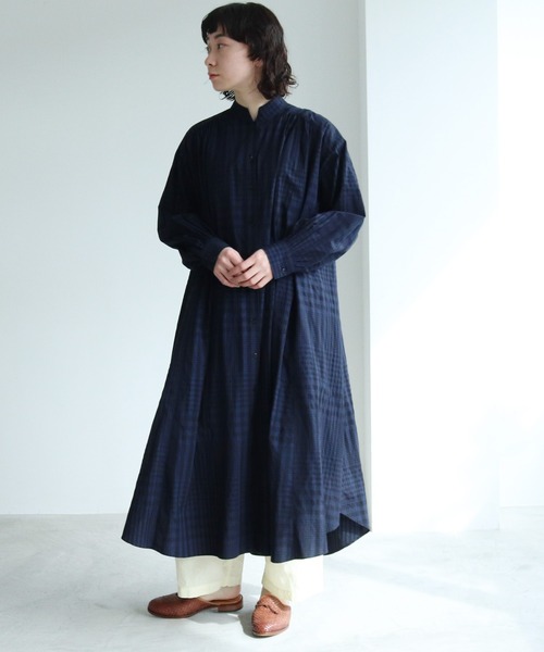 幸せなふたりに贈る結婚祝い のファッション Dye のシャツワンピース Edodaki Yuni ユニ ワンピース ドレス Over Edodaki Yuni ユニ Check シャツワンピース シャツワンピース シャツワンピース