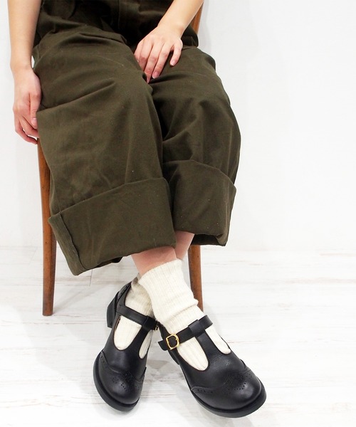 あしながおじさん(アシナガオジサン)の「丸みTストラップシューズ -0701105(パンプス・レディース・ブラック/アイボリー/ブラウン・22.5cm/23.0cm/23.5cm/24.0cm/24.5cm)」の17枚目の写真