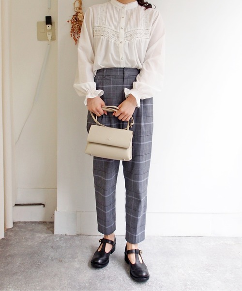 あしながおじさん(アシナガオジサン)の「丸みTストラップシューズ -0701105(パンプス・レディース・ブラック/アイボリー/ブラウン・22.5cm/23.0cm/23.5cm/24.0cm/24.5cm)」の16枚目の写真