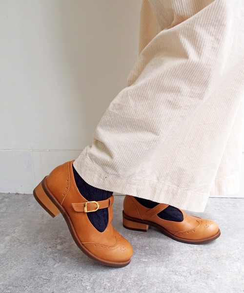 あしながおじさん(アシナガオジサン)の「丸みTストラップシューズ -0701105(パンプス・レディース・ブラック/アイボリー/ブラウン・22.5cm/23.0cm/23.5cm/24.0cm/24.5cm)」の21枚目の写真