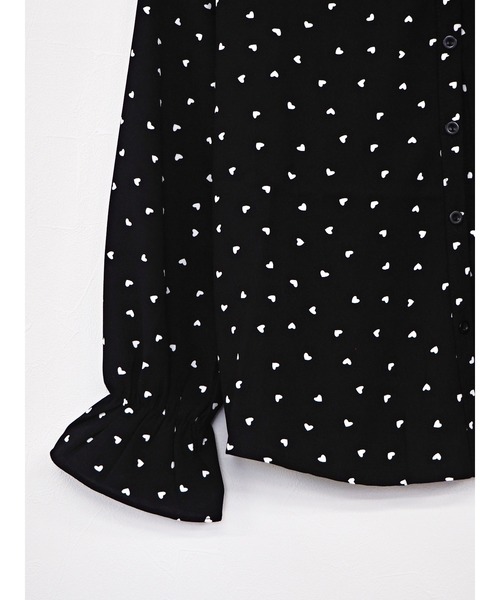 JUMELLE（ジュメロ）の「ハートブラウス（シャツ/ブラウス・レディース・ブラック/ホワイト・FREE）」の7枚目の写真
