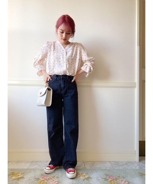 JUMELLE（ジュメロ）の「ハートブラウス（シャツ/ブラウス・レディース・ブラック/ホワイト・FREE）」の20枚目の写真