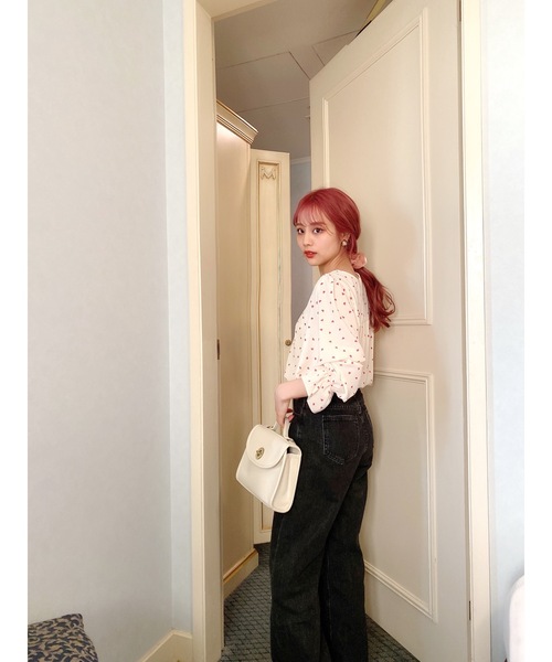 JUMELLE（ジュメロ）の「ハートブラウス（シャツ/ブラウス・レディース・ブラック/ホワイト・FREE）」の21枚目の写真