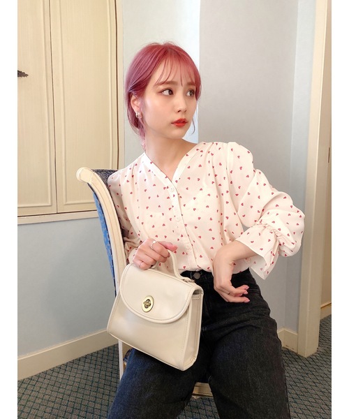 JUMELLE（ジュメロ）の「ハートブラウス（シャツ/ブラウス・レディース・ブラック/ホワイト・FREE）」の17枚目の写真