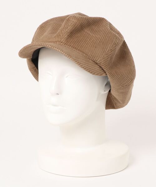 無（ム）の「コーデュロイキャスケット（キャスケット・メンズ・ブラウン/キャメル/ブラック/ベージュ・FREE）」の3枚目の写真