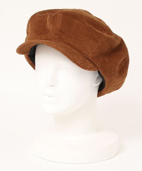 無（ム）の「コーデュロイキャスケット（キャスケット・メンズ・ブラウン/キャメル/ブラック/ベージュ・FREE）」の4枚目の写真