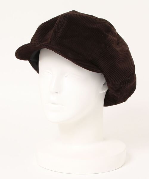 無（ム）の「コーデュロイキャスケット（キャスケット・メンズ・ブラウン/キャメル/ブラック/ベージュ・FREE）」の2枚目の写真