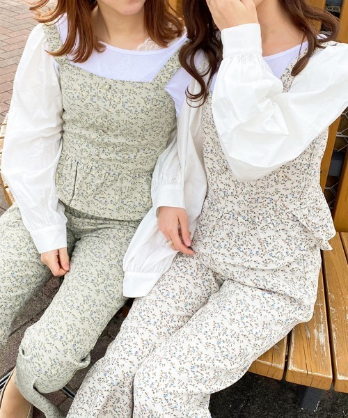 apres jour(アプレジュール)の「花柄フレアパンツ【ZOZOTOWN限定アイテム】(その他パンツ・レディース・ミント/アイボリー/モカ/ダークブルー・SMALL/X-LARGE/MEDIUM)」の18枚目の写真