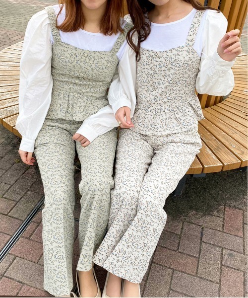 apres jour(アプレジュール)の「花柄フレアパンツ【ZOZOTOWN限定アイテム】(その他パンツ・レディース・ミント/アイボリー/モカ/ダークブルー・SMALL/X-LARGE/MEDIUM)」の19枚目の写真