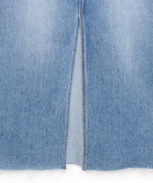 CREDONA(クレドナ)の「センタースリットデニムロングSK(デニムスカート・レディース・ブルー・1/2/0)」の10枚目の写真