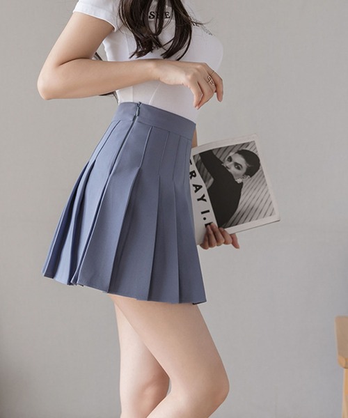 meJane（ミージェーン）の「タックプリーツテニススカパン【ZOZOTOWN限定】（スカート・レディース・ホワイト/ブラック/ピンク/グレー・S/M）」の7枚目の写真