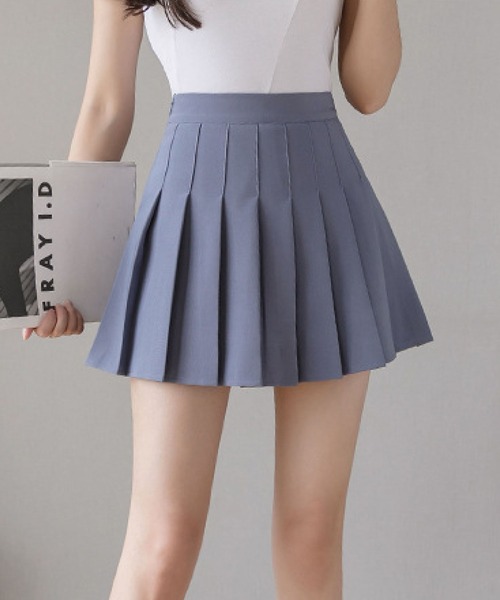 meJane（ミージェーン）の「タックプリーツテニススカパン【ZOZOTOWN限定】（スカート・レディース・ホワイト/ブラック/ピンク/グレー・S/M）」の6枚目の写真